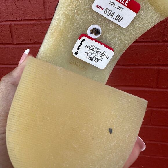 Free People $188 James Chelsea Boots Leather Cherry Chocolate sz 40 US 9 - Picture 13 of 14